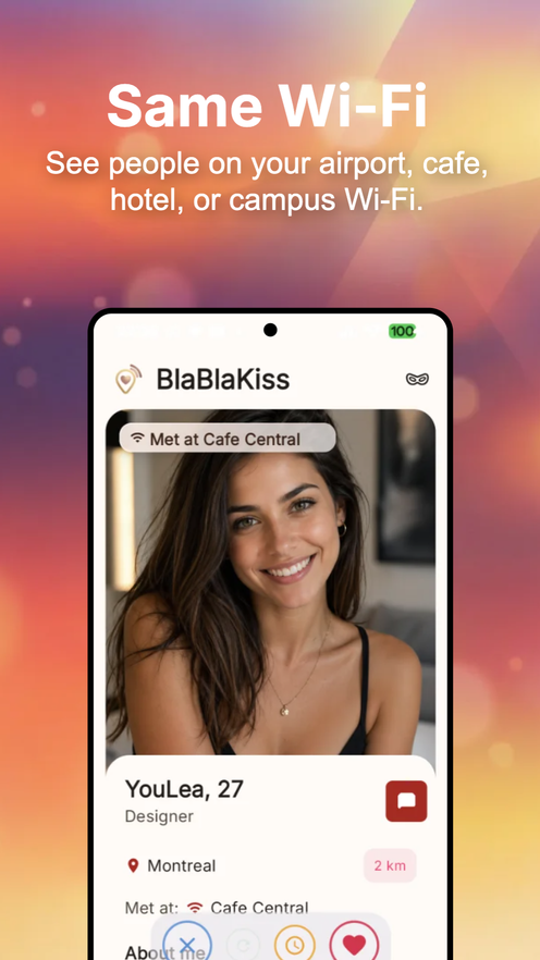 Same Wi-Fi BlaBlaKiss Play Store screenshot