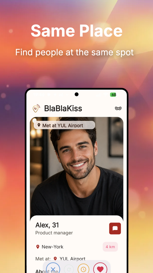 Only there BlaBlaKiss Play Store screenshot